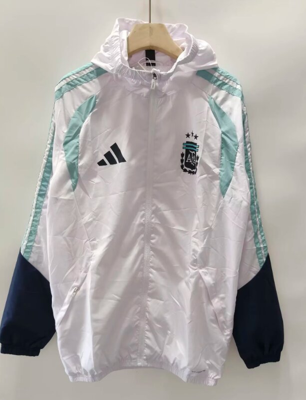 AAA Quality Argentina 26/27 Wind Coat - White